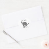Sticker Cœur Chat Felis Catus (Enveloppe)