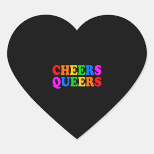 Sticker Cœur Cheers queers Copier Copier Copier Copier Copier C