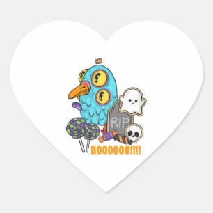 Sticker Cœur Chemise cadeau Halloween Nightmare avant Noël