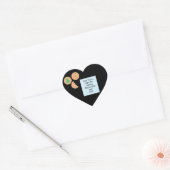 Sticker Cœur Cher Père Noël - Apportez des jouets (Enveloppe)