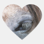 STICKER CŒUR CHEVAUX (Devant)