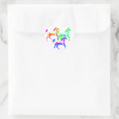 Sticker Cœur Chevaux les plus sauvages (Sac)