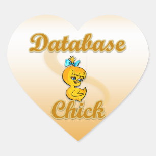 Sticker Cœur Chic de base de données