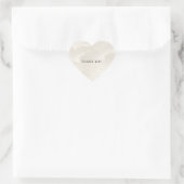 Sticker Cœur Chic Perle Blanc Glam   (Sac)
