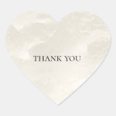 Sticker Cœur Chic Perle Blanc Glam   (Devant)