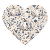 Chic Vintage Citrouille Ivoire Floral Chinoiserie
