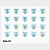Sticker Cœur Chick Hapkido #3 (Feuille)