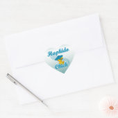 Sticker Cœur Chick Hapkido #3 (Enveloppe)