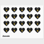 Sticker Cœur Chick Hapkido #4 (Feuille)