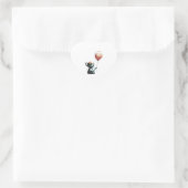 Sticker Cœur Chihuahua Balloon mignon Chiwawa Funny (Sac)
