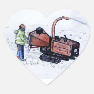 Sticker Cœur Chipper de Timberwood