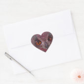 Sticker Cœur Chouette éthérée (Enveloppe)