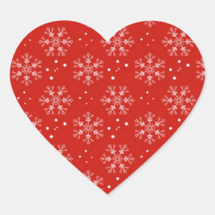 Sticker Cœur christmas