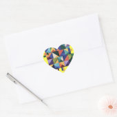 Sticker Cœur Chromatic Structure (Enveloppe)