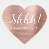 Chut ! Surprise Anniversaire - Gold Rose