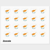 Sticker Cœur chypre (Feuille)