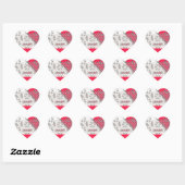 Sticker Cœur Circle of Love Heart (Feuille)
