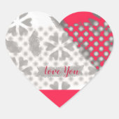 Sticker Cœur Circle of Love Heart (Devant)
