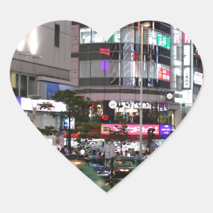 Sticker Cœur City Tokyo Street View