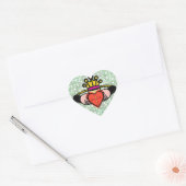 Sticker Cœur Claddagh. (Enveloppe)