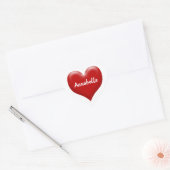 Sticker Cœur Classic Red Heart (Enveloppe)