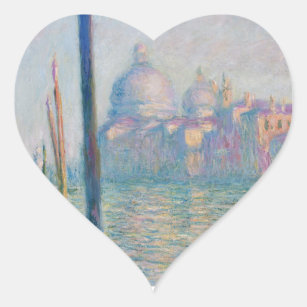 Sticker Cœur Claude Monet Grand Canal Venise Italie Voyage