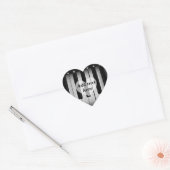 Sticker Cœur Clés d'amour_ (Enveloppe)