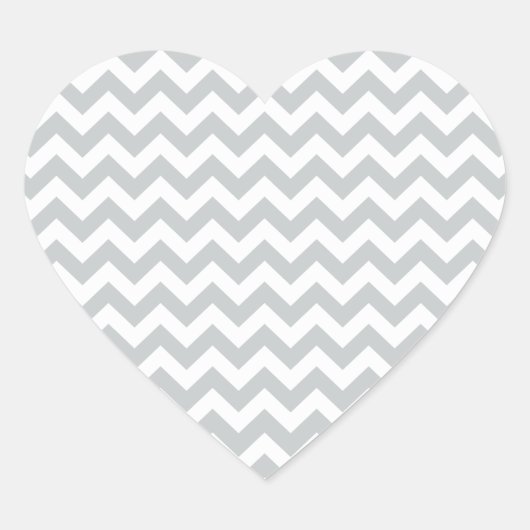 Sticker Cœur Cliquez sur Personnaliser pour modifier Gris en co (Devant)