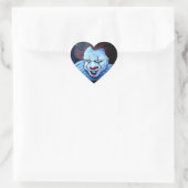 Sticker Cœur Clown : Mal (Sac)