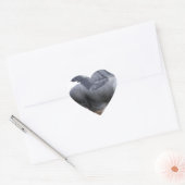 Sticker Cœur cochon volant (Enveloppe)