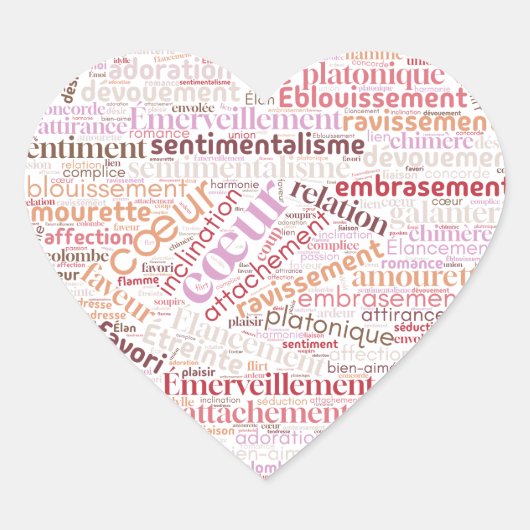 Sticker Cœur coeur (Devant)