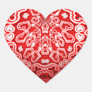 Sticker Cœur Cœur abstrait pour la Saint-Valentin