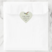 Sticker Coeur Coeur Colibri d'Anna (Sac)