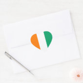 Sticker Coeur Coeur Cote d'Ivoire (Enveloppe)