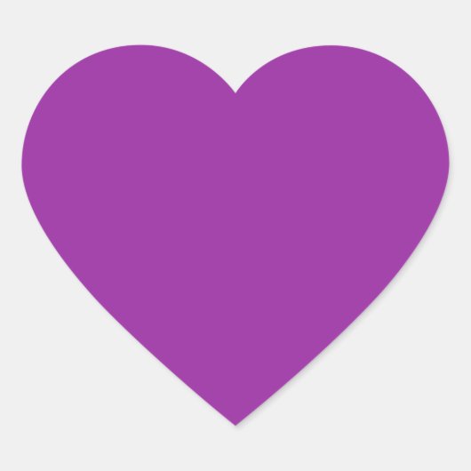 Sticker Cœur Coeur couleur pourpre (Devant)