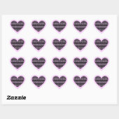 Sticker Cœur Coeur d'amour (Feuille)