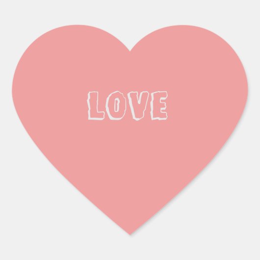 Sticker Cœur Cœur d'amour (Devant)