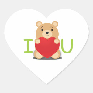 Sticker Cœur Coeur d'amour