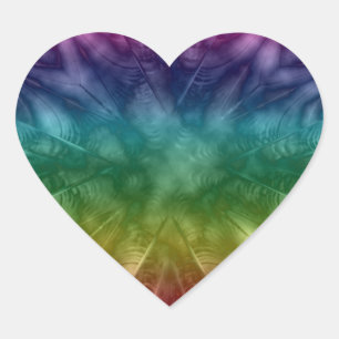 Sticker Cœur Coeur d'amour cravate-teint