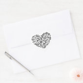 Sticker Cœur Coeur d'automne (Enveloppe)