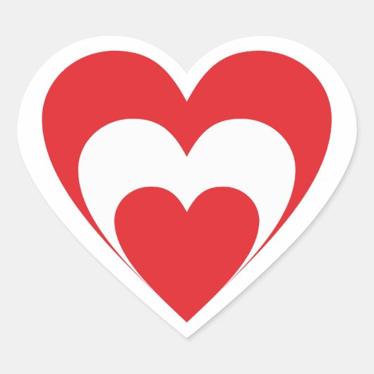 Sticker Cœur Coeur de l'Autriche (Devant)