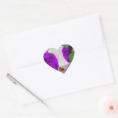 Sticker Cœur coeur de vache violette (Enveloppe)