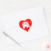 Sticker Cœur Coeur d'éléphant républicain (Enveloppe)