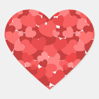 Sticker Cœur coeur des pétales