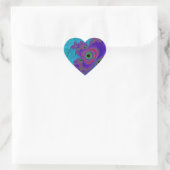 Sticker Cœur Coeur fractal (Sac)
