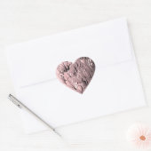 Sticker Cœur Coeur "Heureuse Sainte-Valentin" (Enveloppe)