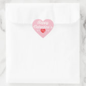 Sticker Cœur Coeur Heureuse Sainte-Valentin (Sac)