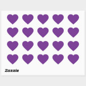 Sticker Cœur Coeur pourpre (Feuille)