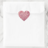 Sticker Cœur Cœur rose (Sac)