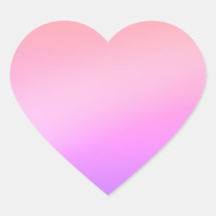 Sticker Cœur cœur rose